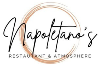 scritte in corsivo su un disegno circolare color pesca, con la scritta 