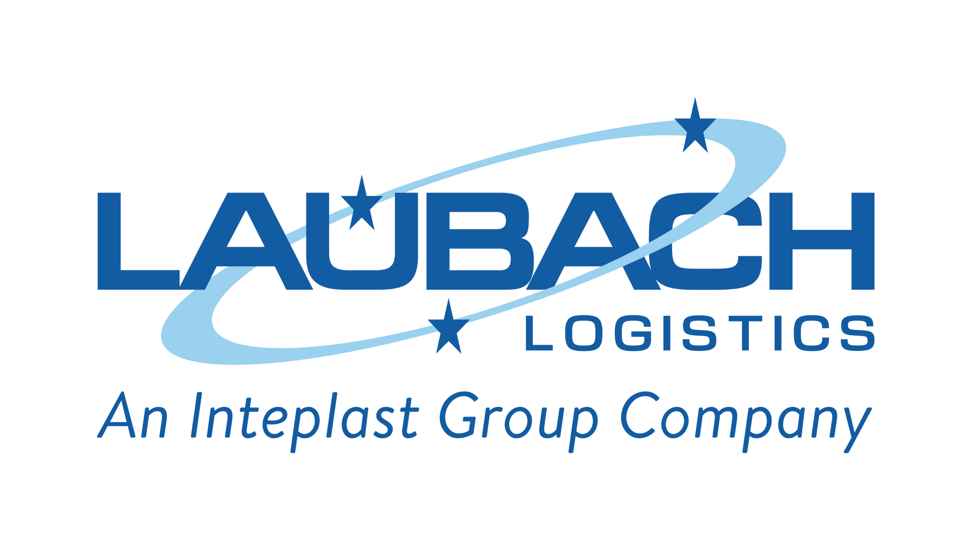 The maroon "LAUBACH COMPANIES" logo with three maroon stars and a silver swoosh against a white background.