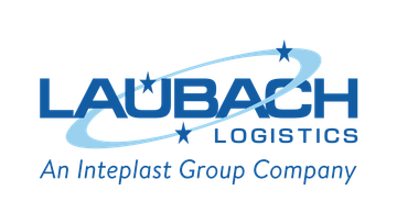 The maroon "LAUBACH COMPANIES" logo with three maroon stars and a silver swoosh against a white background.