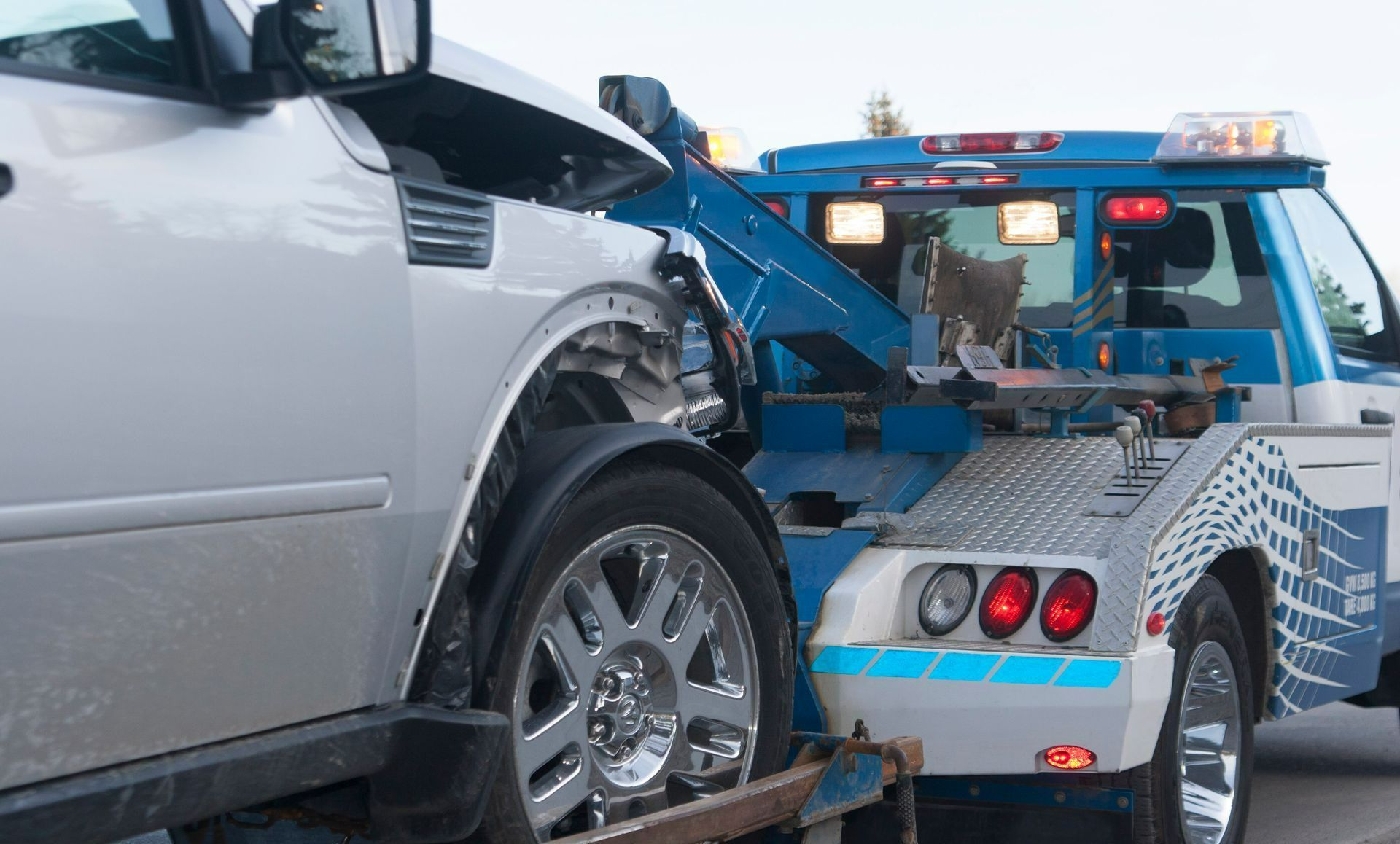 Towed Car — Manhattan, KS — Affordable Towing and Auto Sales