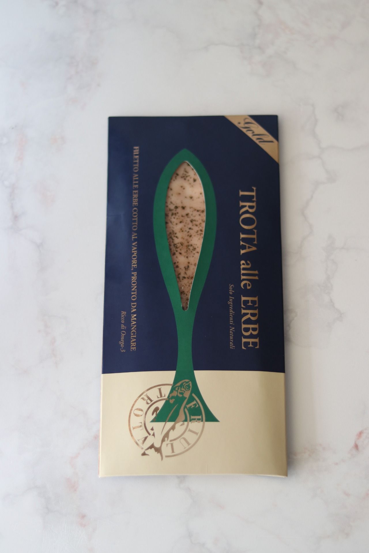 Confezione di filetto di trota