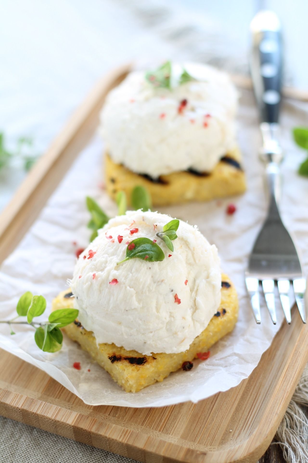 Baccalà mantecato con polenta