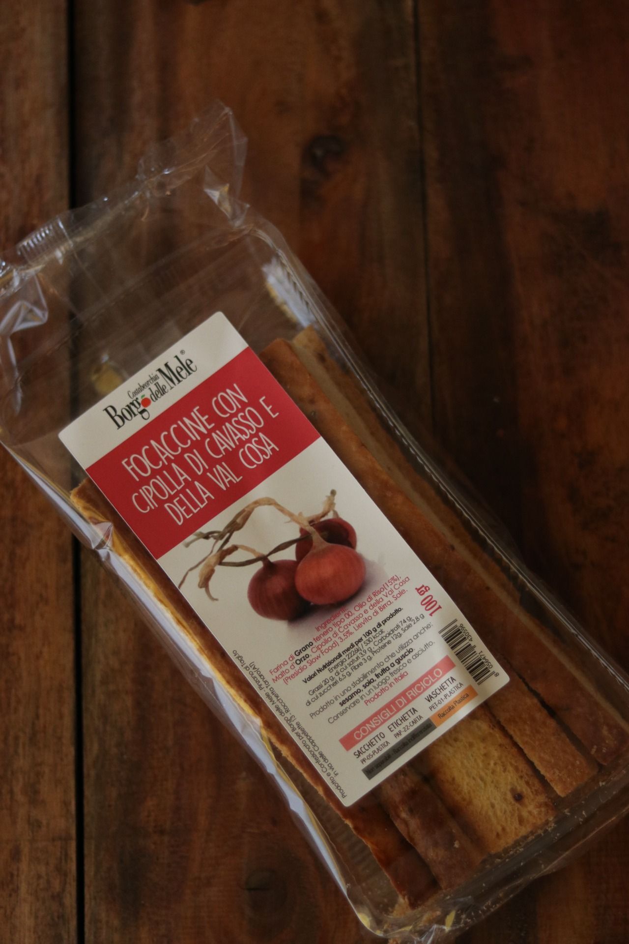 Focaccine con cipolla di Cavasso della Val Cosa 