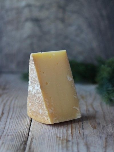 Fetta di formaggio di Malga stagionato