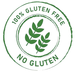 Un timbro verde che dice 100% senza glutine senza glutine