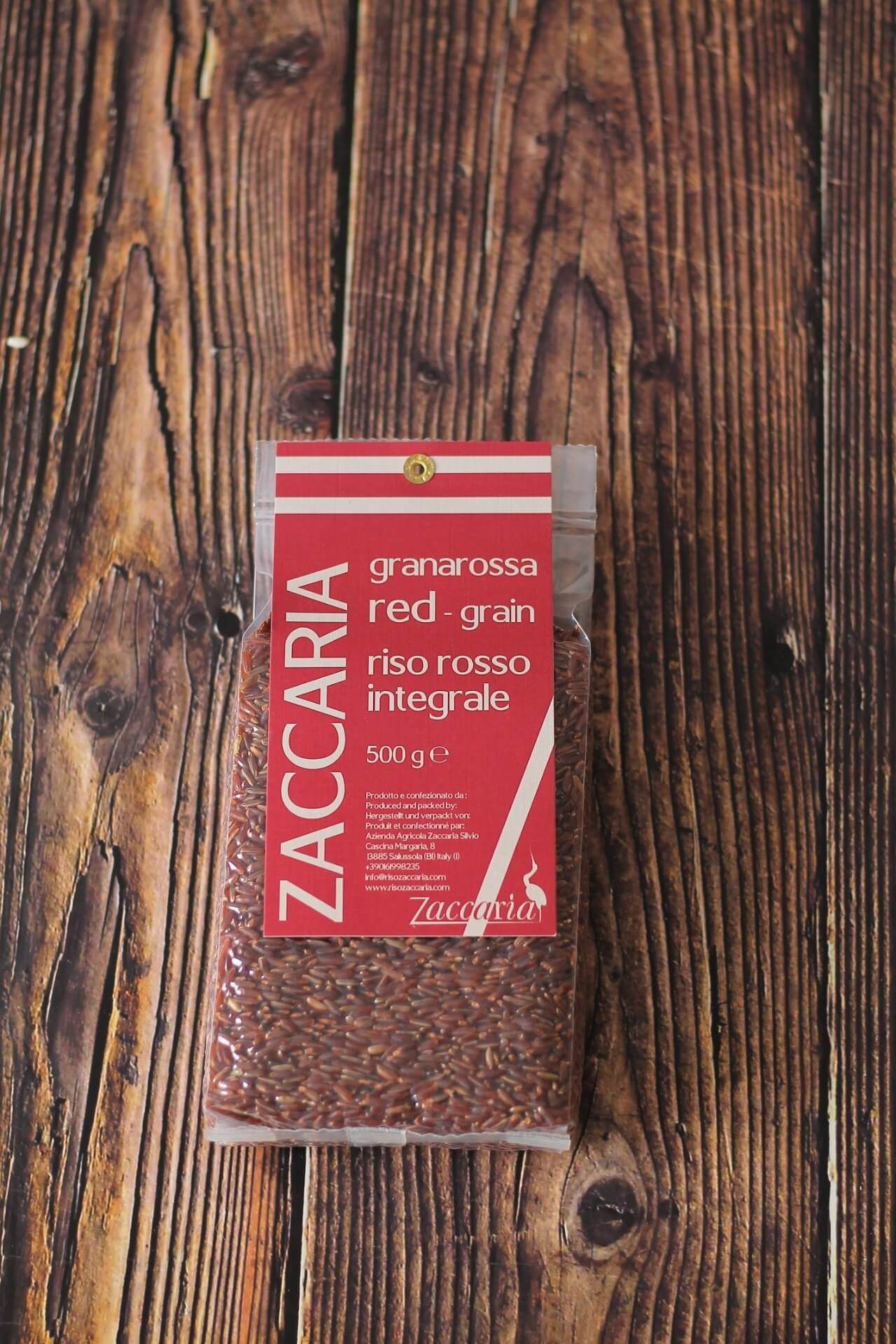 Confezione di riso rosso Zaccaria