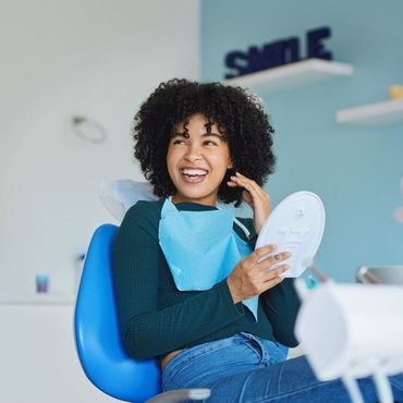 Dental patient Smiling