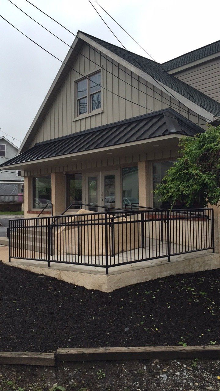 Ramp with Black Railings — Paradise, PA — Stoltzfus Welding & Rental