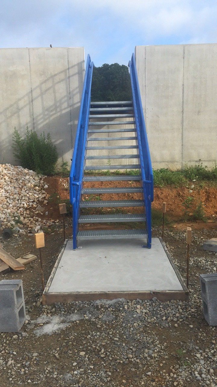 Blue Stairs — Paradise, PA — Stoltzfus Welding & Rental