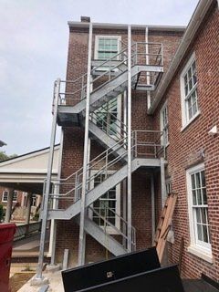 Stair Outside Building — Paradise, PA — Stoltzfus Welding & Rental