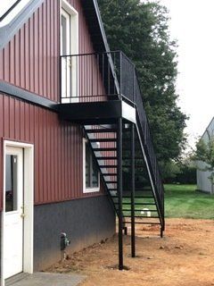 Second Floor Outside Stair — Paradise, PA — Stoltzfus Welding & Rental