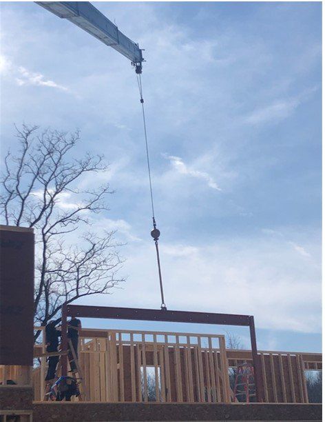 Residential Steel Building Under Construction — Paradise, PA — Stoltzfus Welding & Rental