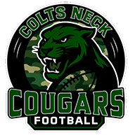 Logo for New Jersey AYF Jersey Shore in red and blue.