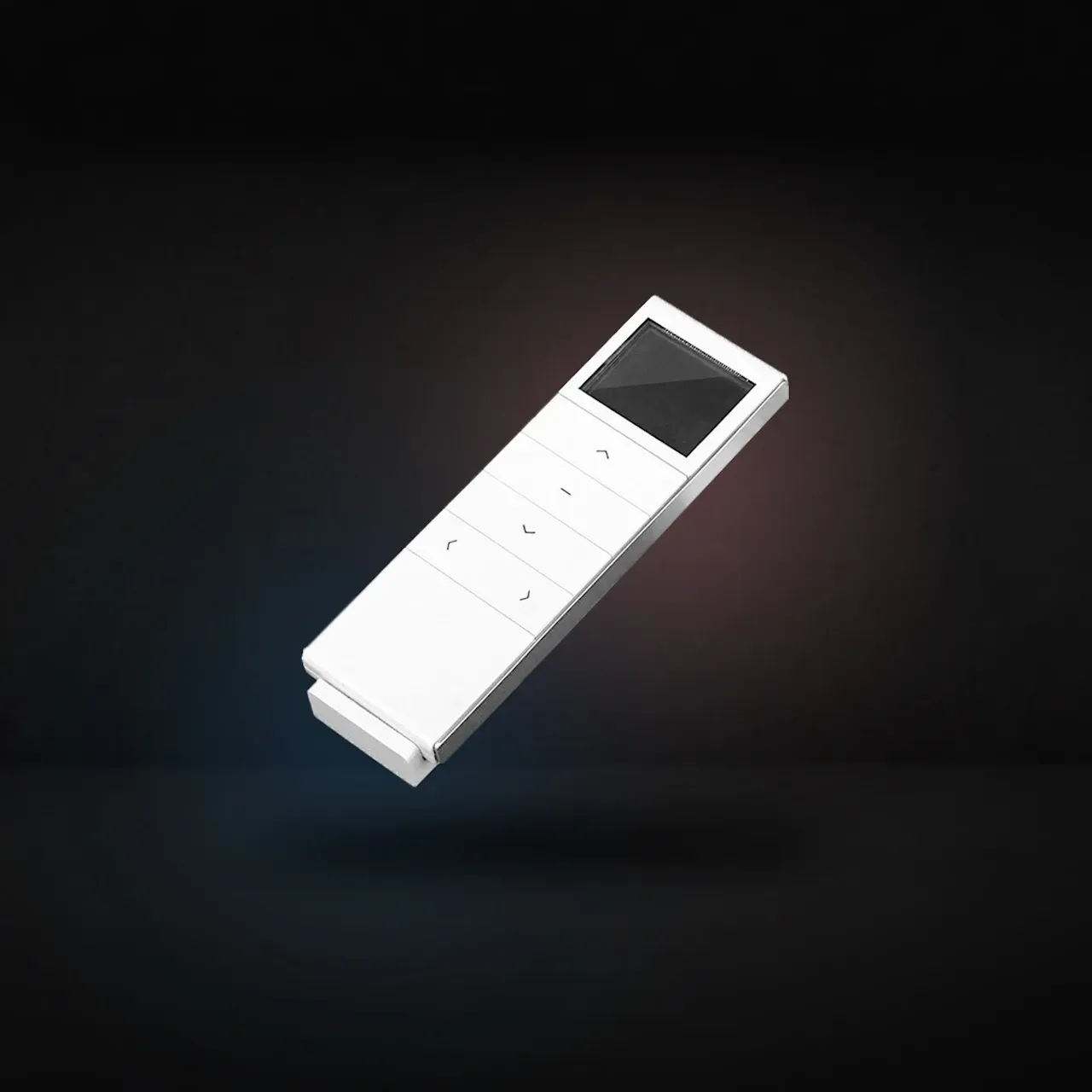 Remote control for blackout blinds.