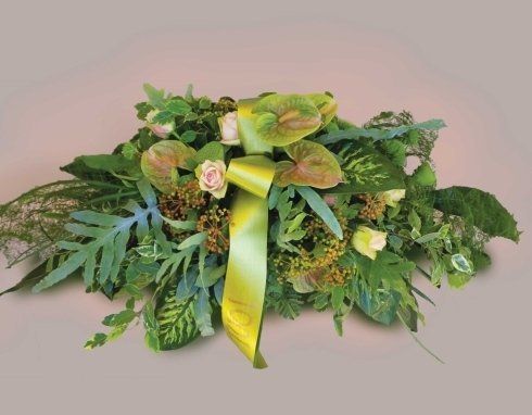 Corona di fiori per funerale