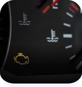 Check engine light on dashboard of vehicle | Automotive Repair Specialists