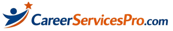 Career Services logo with stylized text and a blue line beneath.