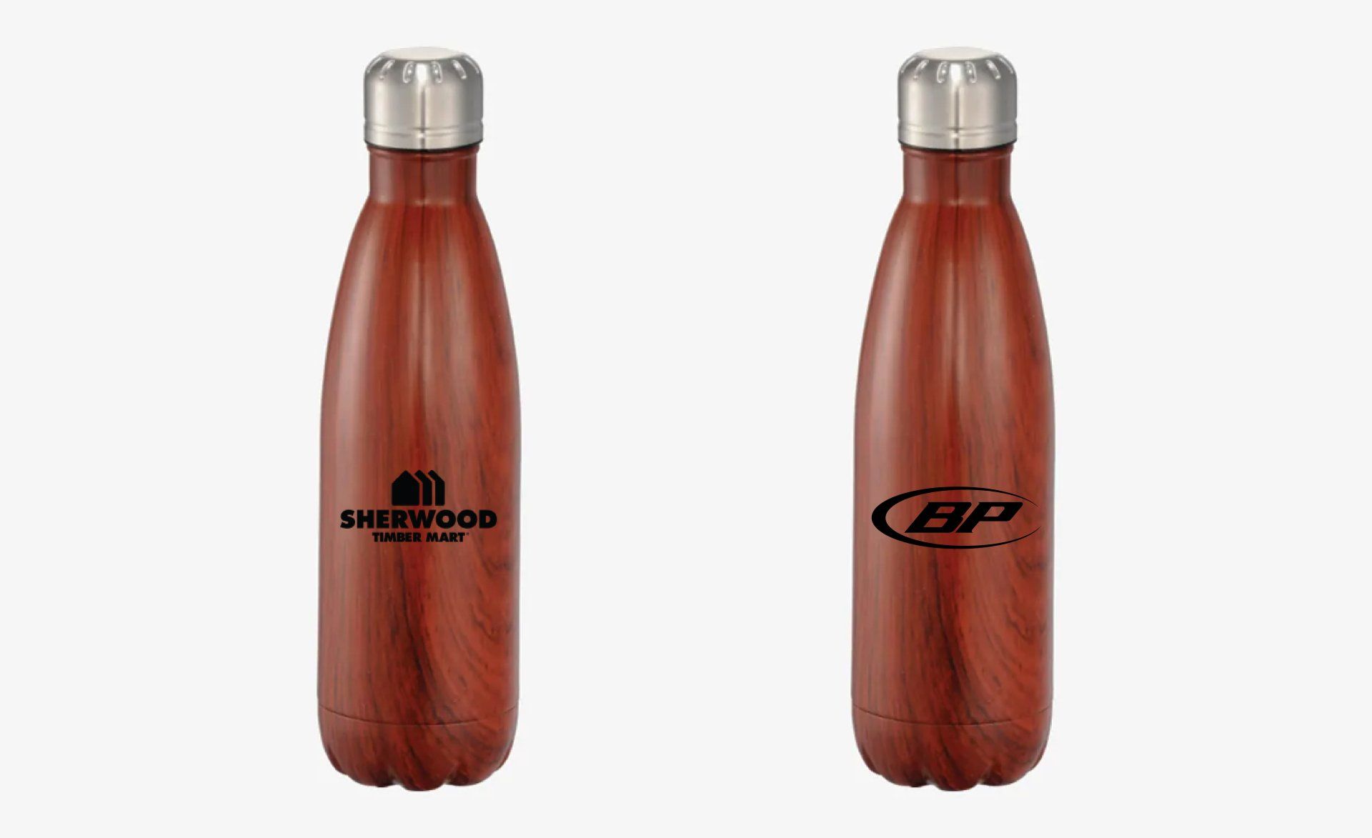 Sherwood TIMBER MART & BP Stainless Steel Bottle Sample