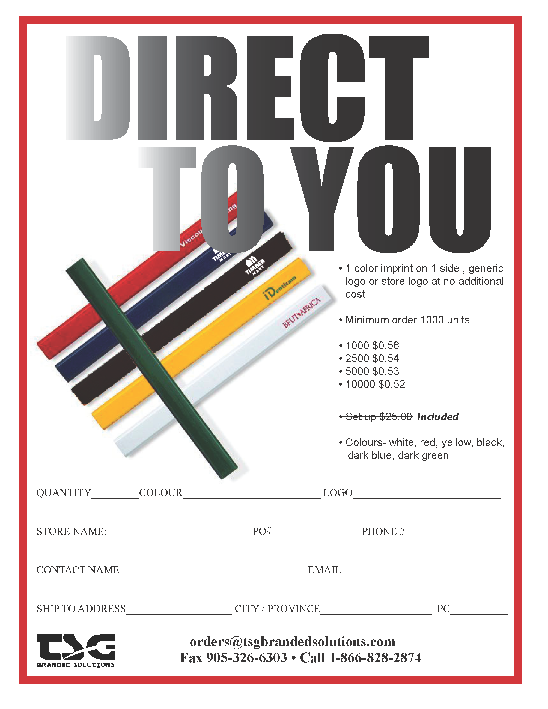 Carpenter Pencils 2025