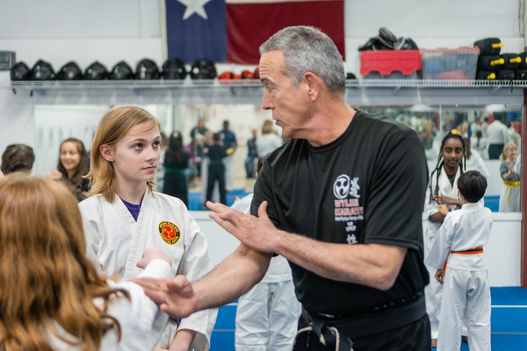 On line martial arts training