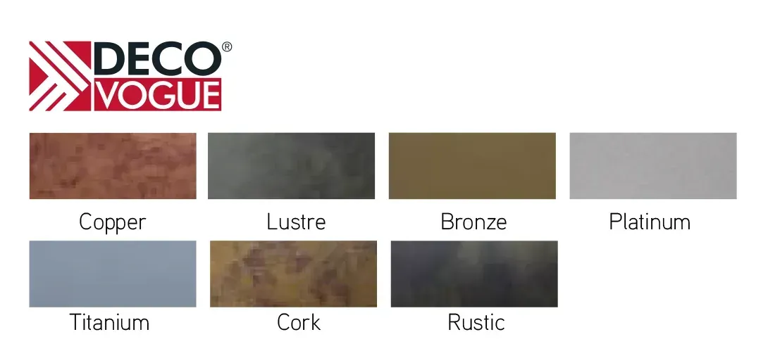 Deco Vogue Color Options — Hastings Garage Door Services in Port Macquarie