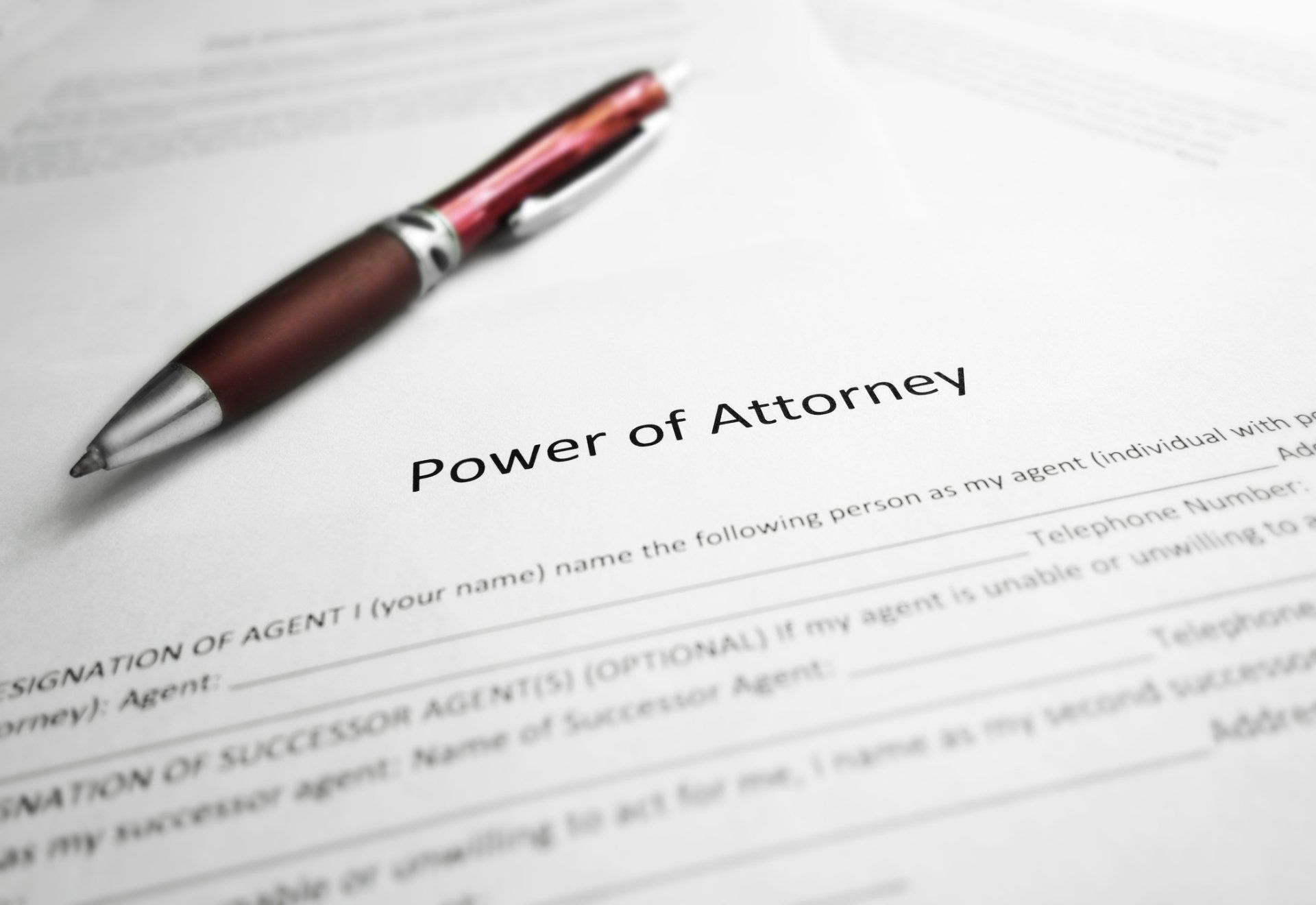 Power of Attorney — New Hanover county, NC