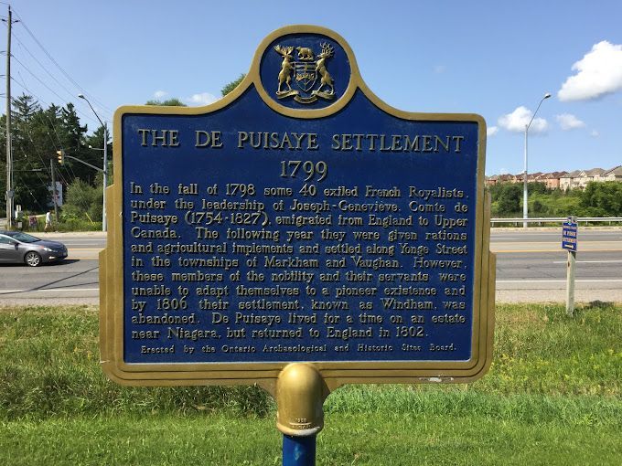 The De Puisaye Settlement 1799