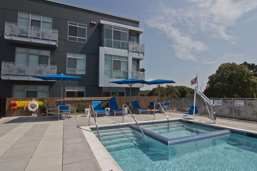 Pool and chairs