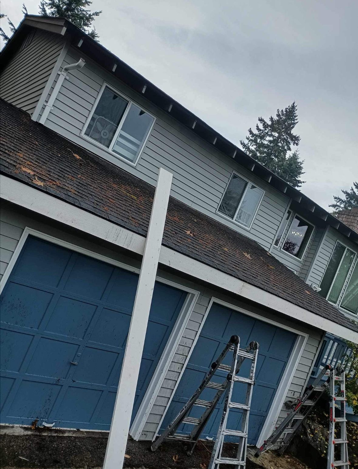 Wood Painted White — Lacey, WA — Seamless Gutters Troy Services LL