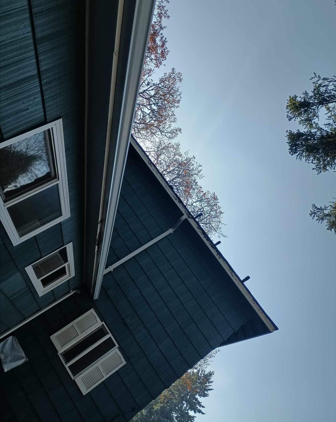 House With White Gutters — Lacey, WA — Seamless Gutters Troy Services LLC