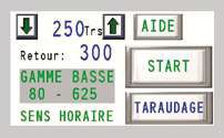 Ecran tactile perceuse taraudeuse NE320-NC320-NE320V-NC320V