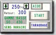 Ecran tactile perceuse taraudeuse P32 - P32VM-P32VR-P32VE