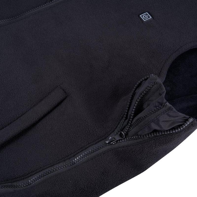 Gilet polaire sans manches chauffant