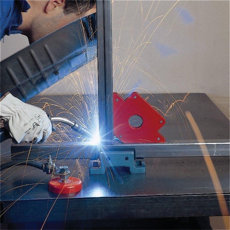 masse magnétique pour soudure