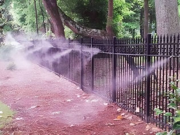 Fence misting system