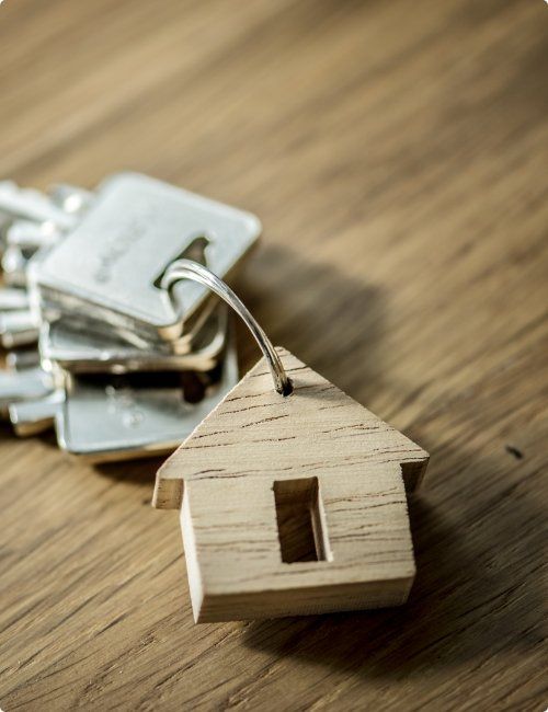 Key Chain with Little House — Amherst, NY — United Financial Freedom – Mike Harrington Independent Agent