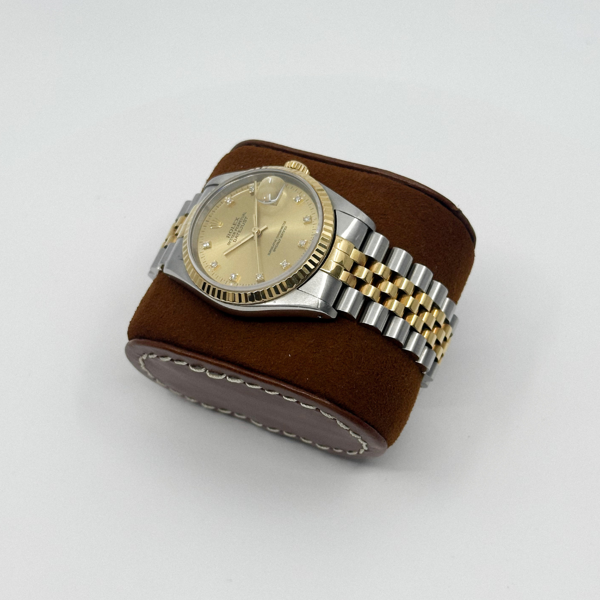 Rolex Datejust 36 Champagne Diamond Dial 16233 (1998)