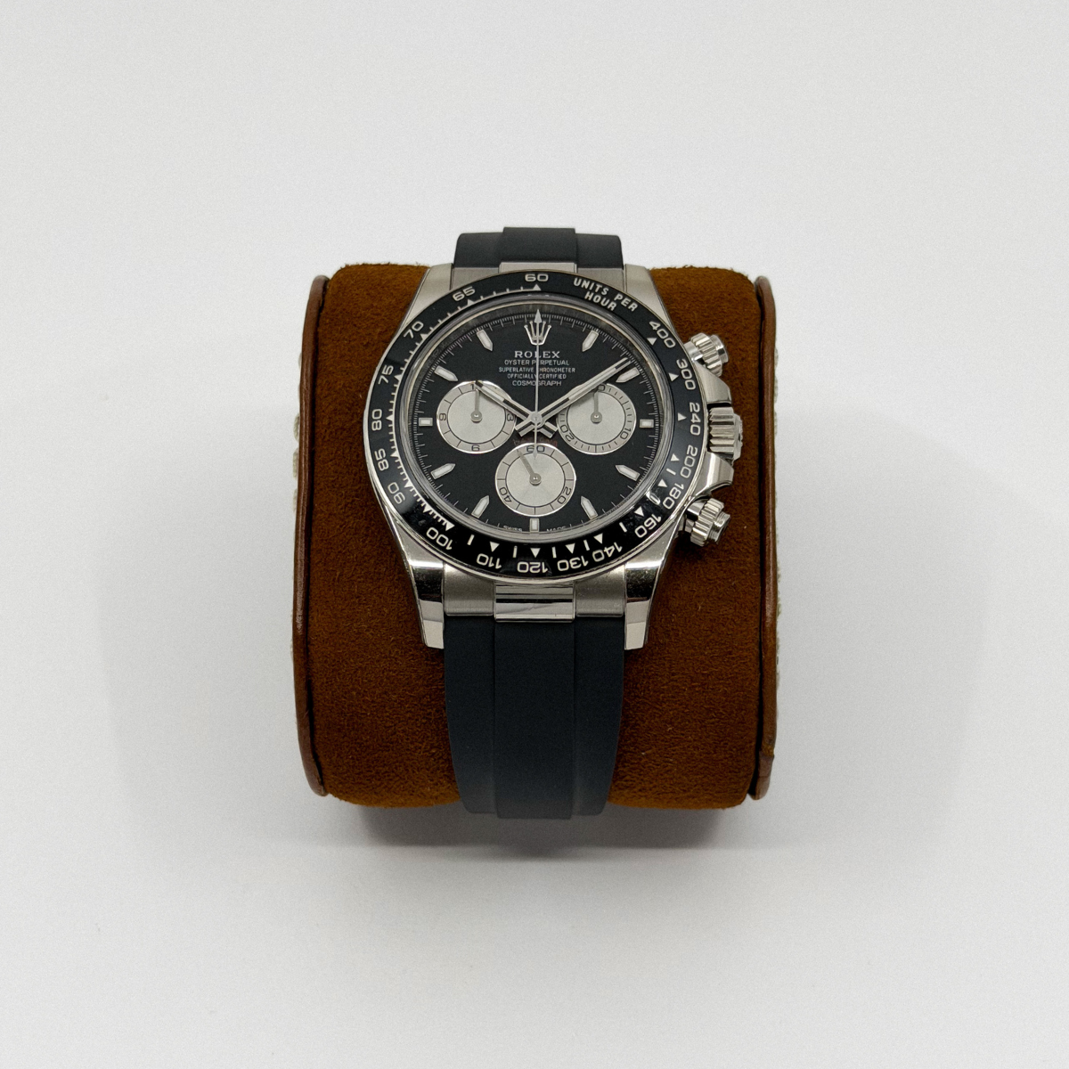 Rolex Cosmograph Daytona “Baby Le Mans” White Gold Oysterflex (2025)