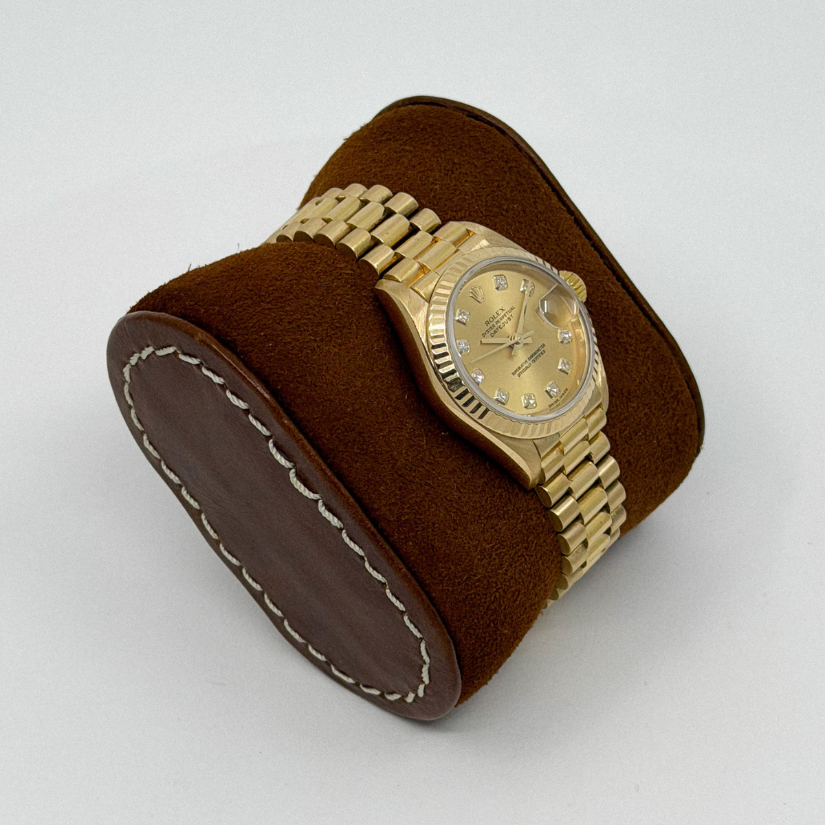 Rolex Lady-Datejust 26 Yellow Gold Champagne Diamond Dial (1991) - Pending