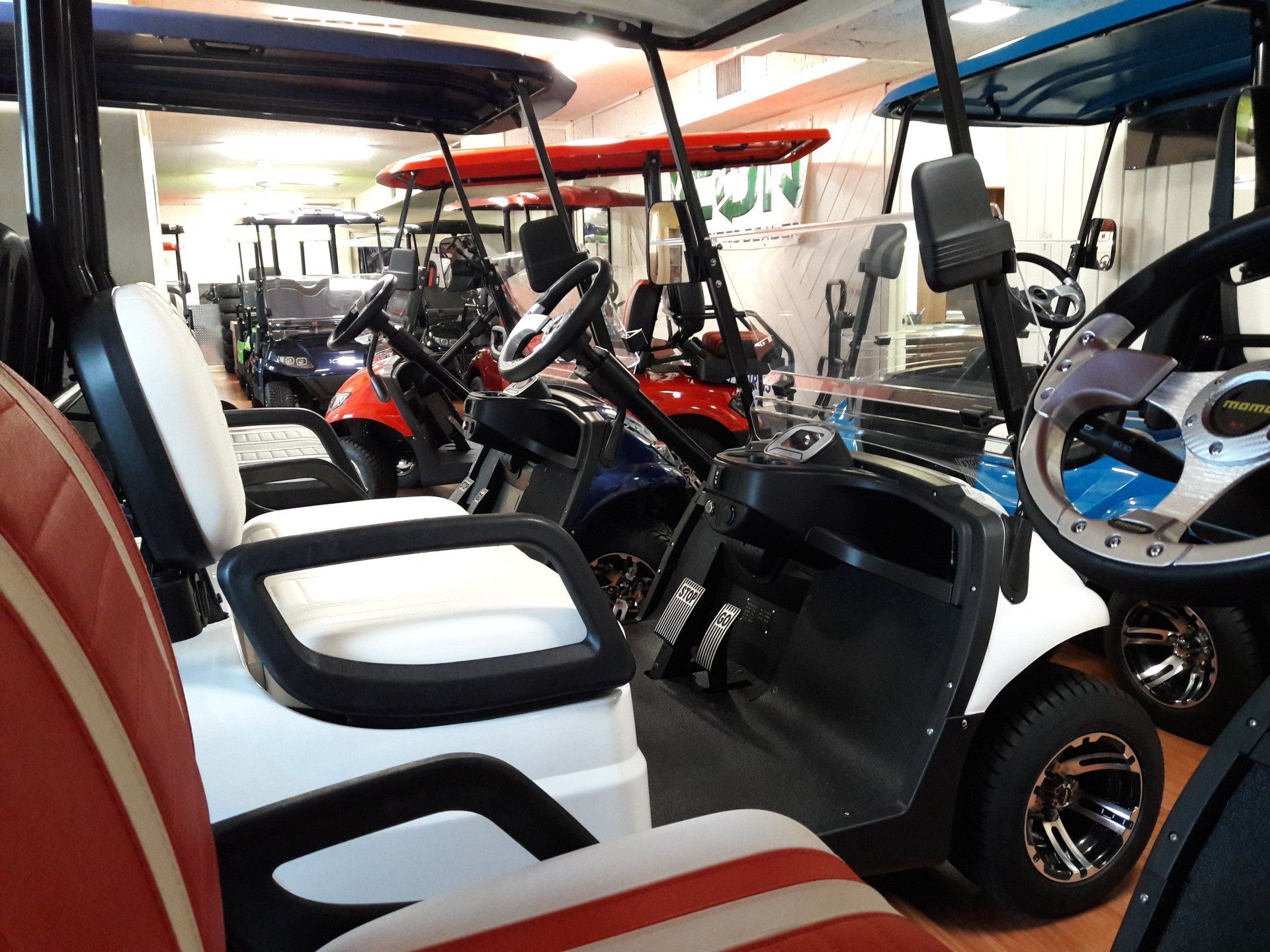White Golf Cart — St. Petersburg, FL — Ed Burns Bay Area Golf Cars