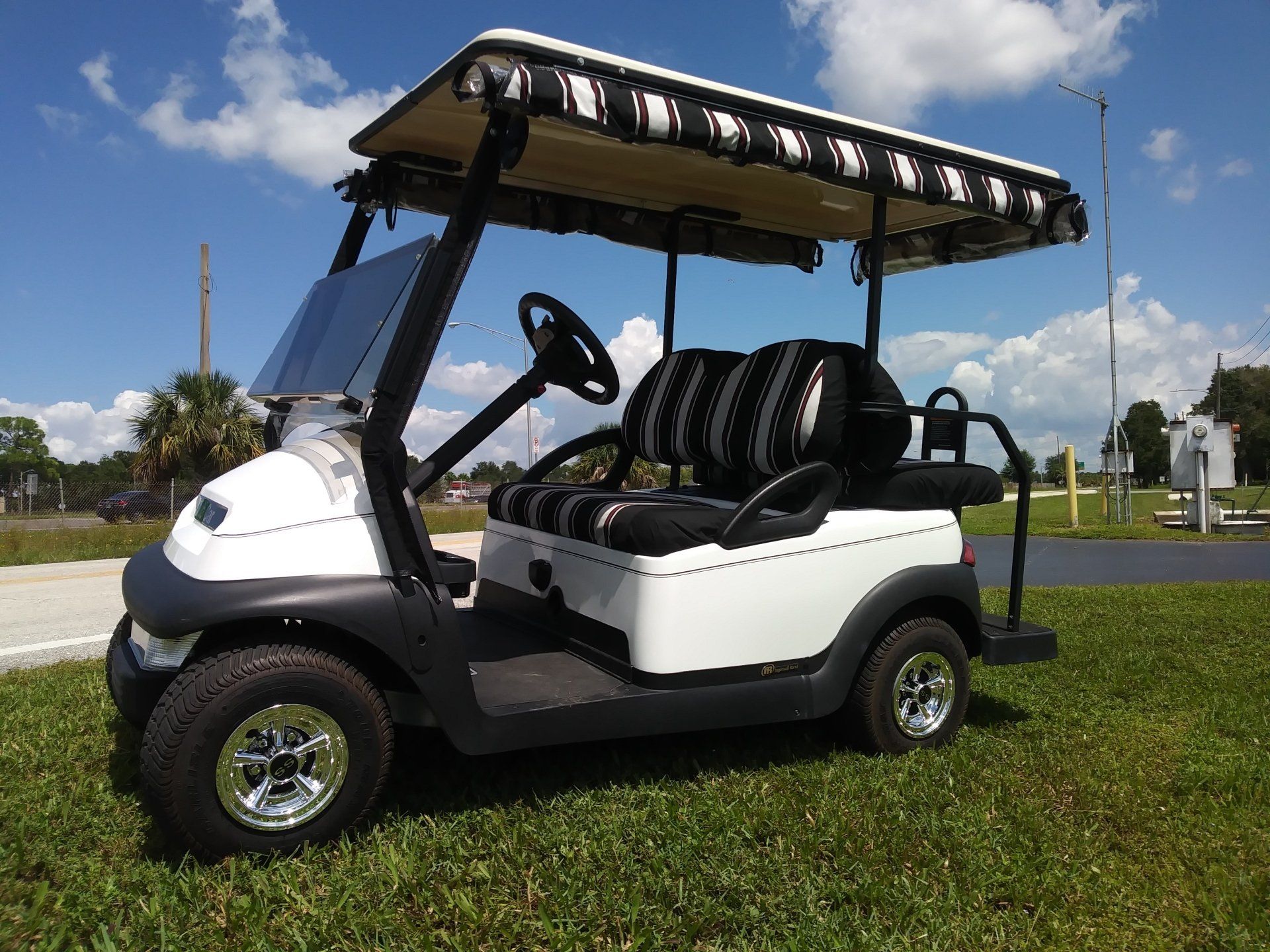Purple custom golf cart - custom golf cart sales in St. Petersburg, FL