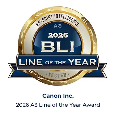 Buyers lab A3 2022 BLI Line of the Year Canon Australia