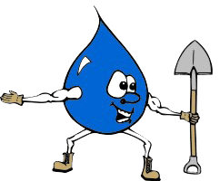 Fadale Enterprises, Inc water logo guy