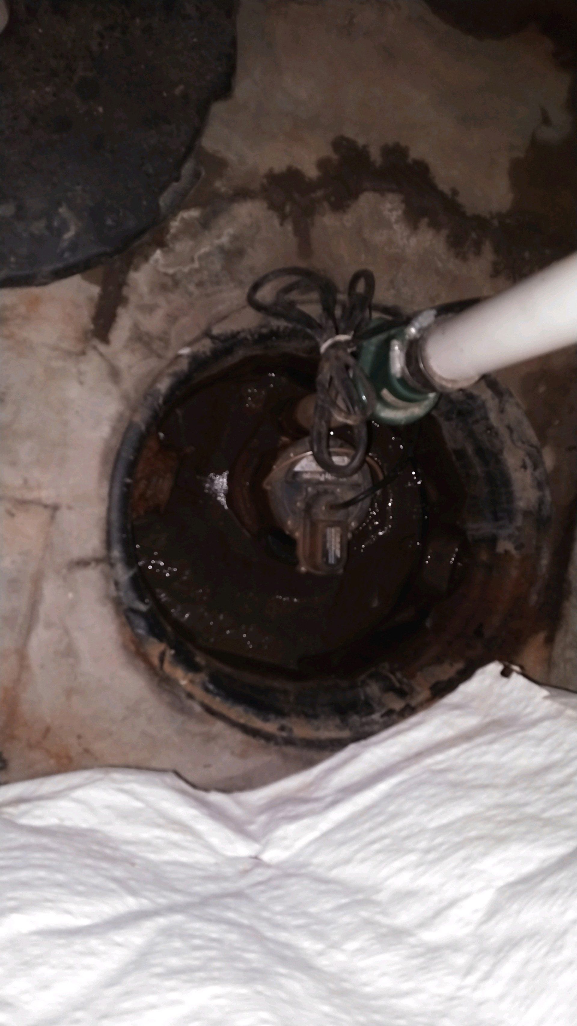 INCORRECT SUMP PUMP