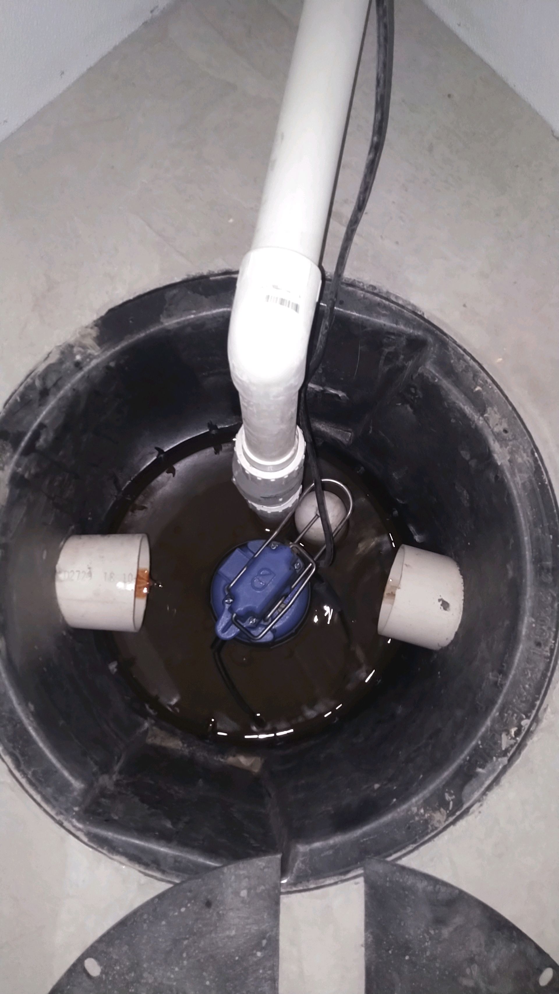 Sump pump installation in Dunkirk, NY 