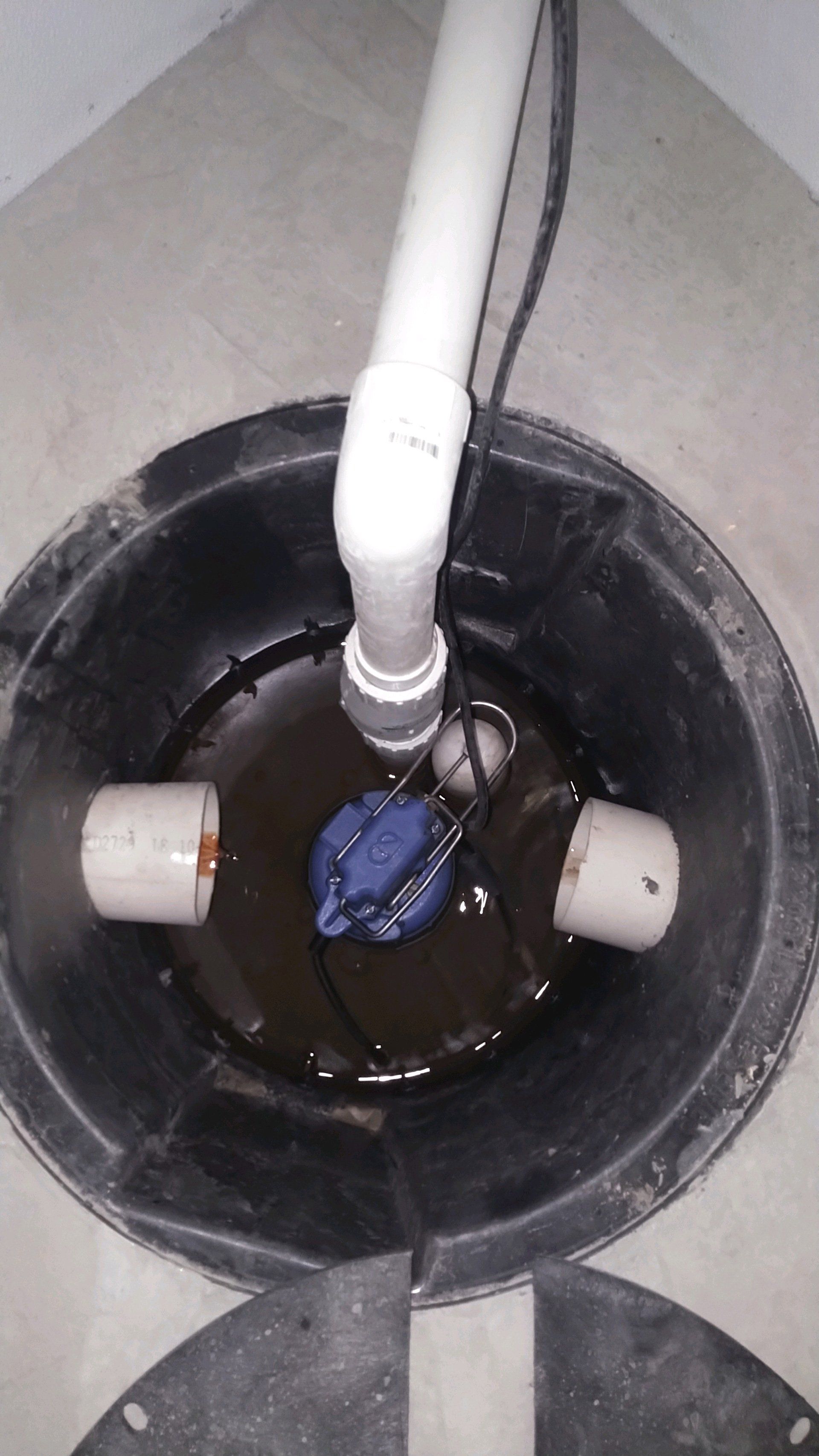 CORRECT SUMP PUMP