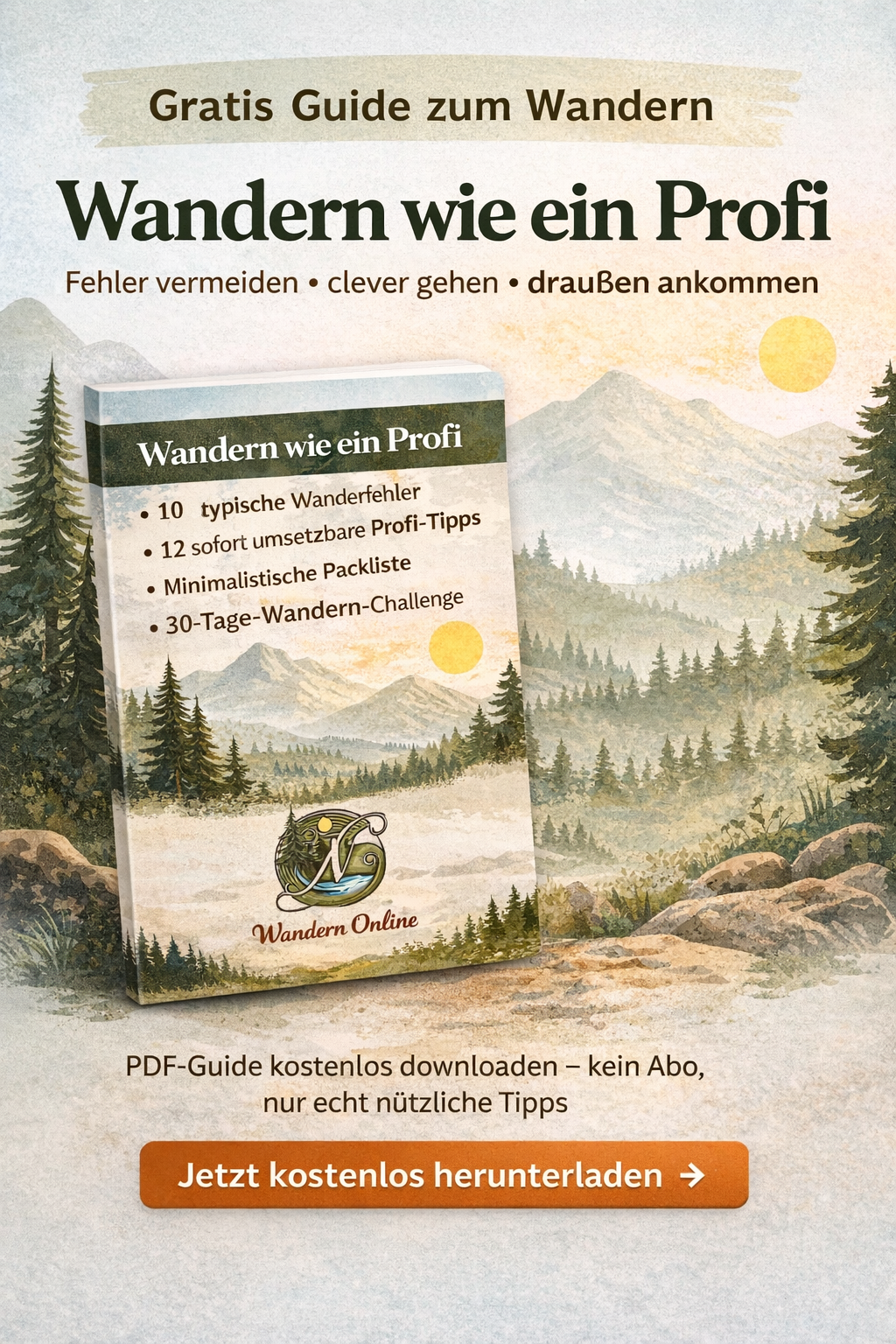 Wandern wie ein Profi – PDF Cover