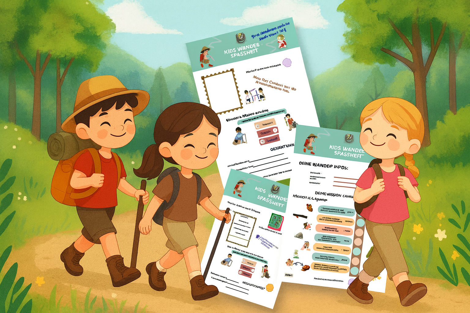 Wanderspaß für Kids – PDF Cover