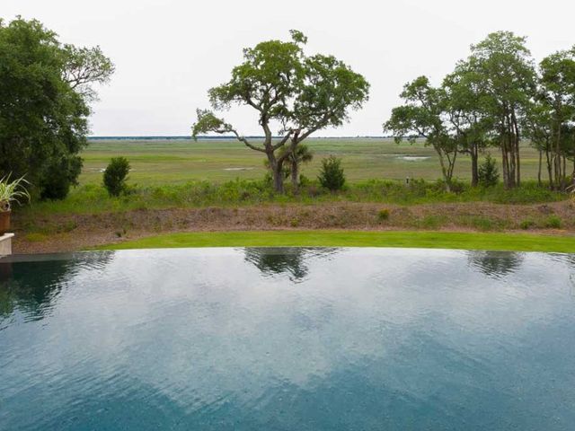 Pool with a View of Open Field — Summerville, SC — Clearblue Pools