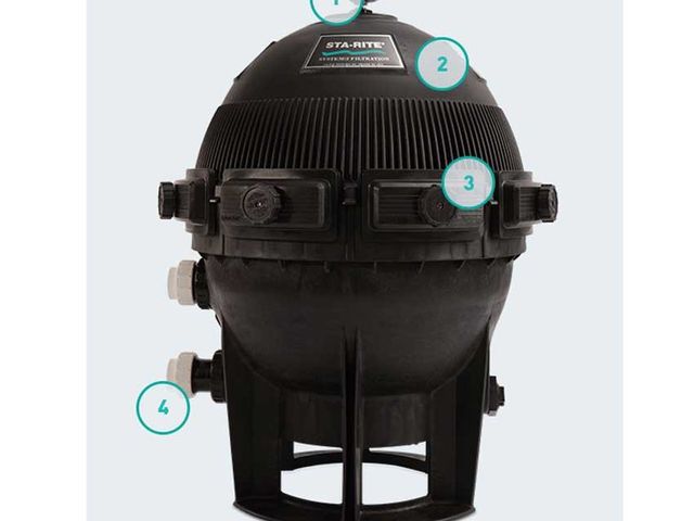 Sta Rite Black Colored Pool Filter — Summerville, SC — Clearblue Pools